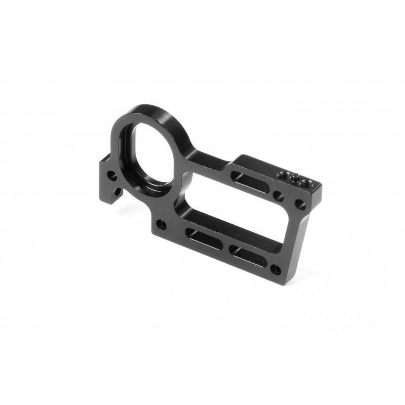 Soporte aluminio trasero corona central X1'21 motor derecha Xray 373018