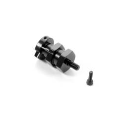 Soporte llanta aluminio trasero X1 izquierda Xray 375046