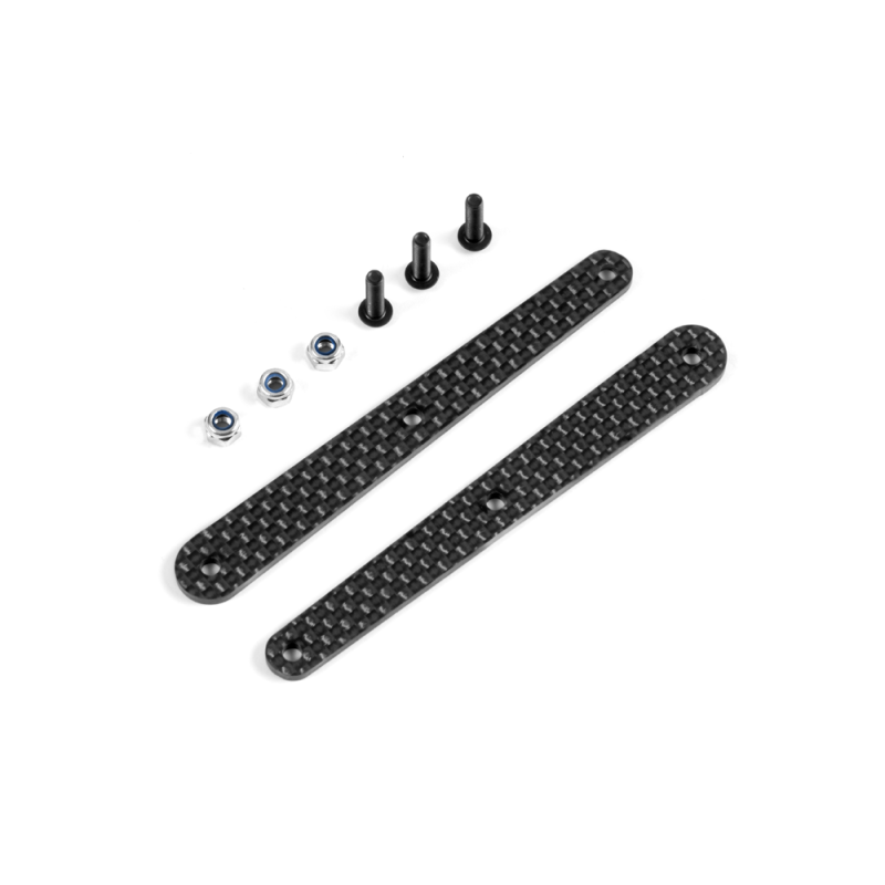 Guardas carbono rigidificador trasero GTX set Xray 353281