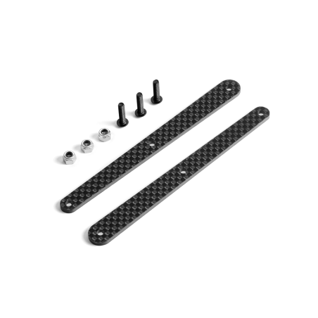 Guardas carbono rigidificador trasero XB8 set Xray 353280