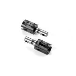 Adaptador transmisión diferencial trasero V2 acero HUDY (2) Xray 355065