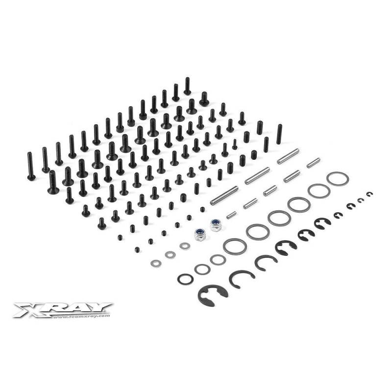 Pack tornillería RX8 Xray 349100
