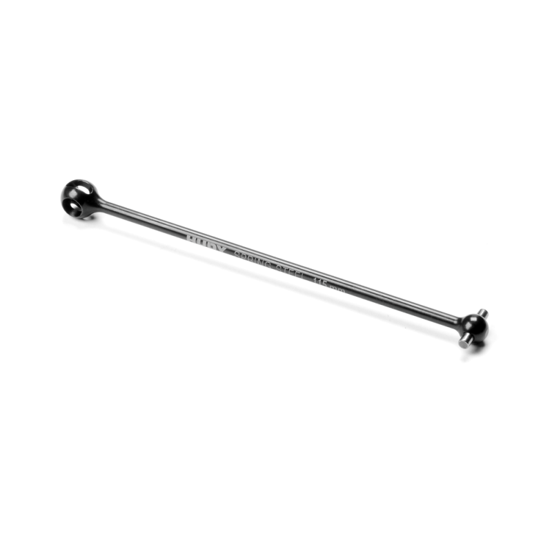 Palier transmisión central trasero CVD 115 mm acero HUDY Xray 355627
