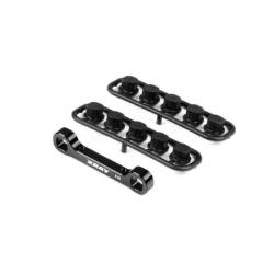 Placa convergencia aluminio GT’22 trasera regulación roll center Xray 352326