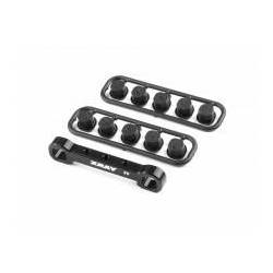 Placa convergencia aluminio GT'23 delantera Xray 352327