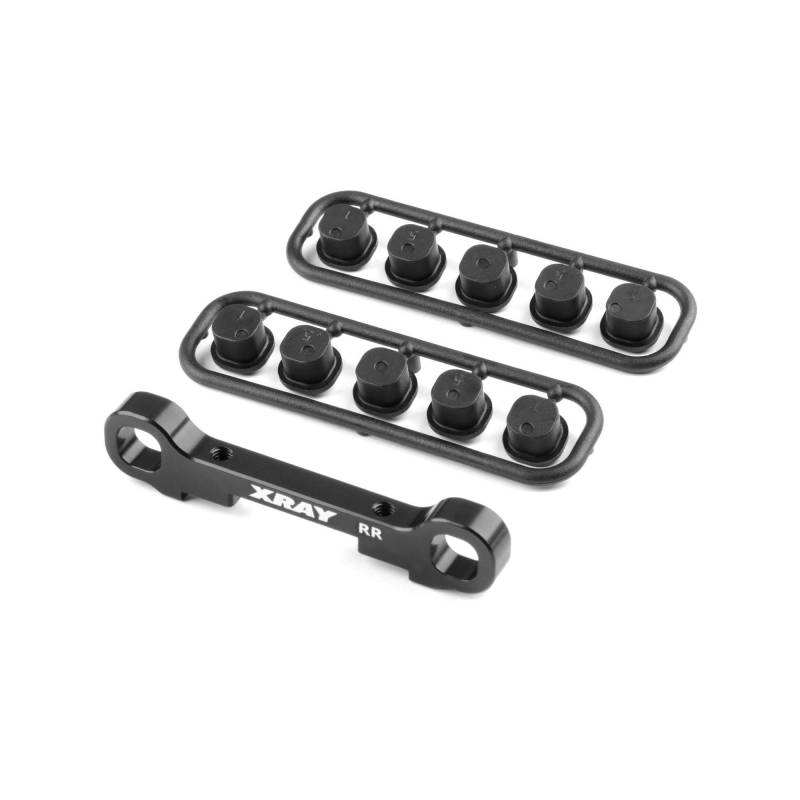 Placa convergencia trasera aluminio GT'23 trasera Xray 353332