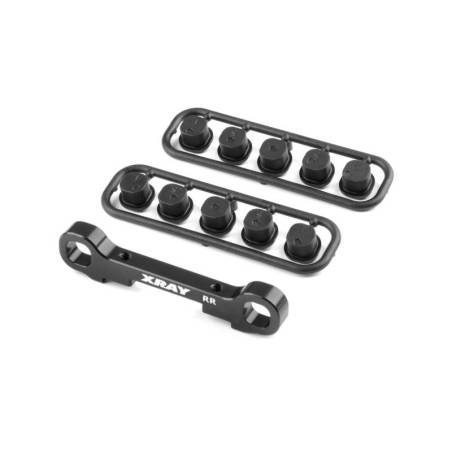 Placa convergencia trasera aluminio GT'23 trasera Xray 353332