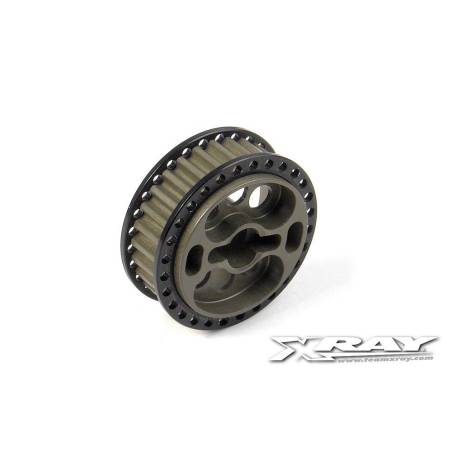 Polea delantera exterior 28T aluminio Xray 345988