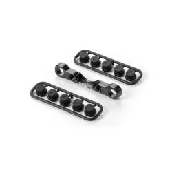 Soporte aluminio suspensión trasera inferior anterior GTXE Xray 353317