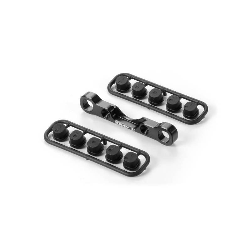 Soporte aluminio suspensión trasera inferior anterior GTXE Xray 353317