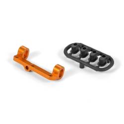 Upper arm holder aluminio Swiss 7075 T6 set izquierdo Xray Ref. 332741
