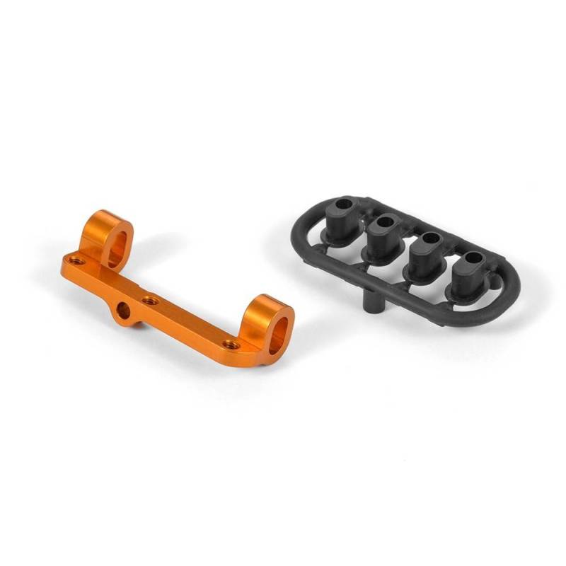 Upper arm holder aluminio Swiss 7075 T6 set izquierdo Xray Ref. 332741