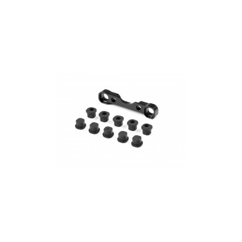 Placa convergencia aluminio trasera XB8 Xray 352341