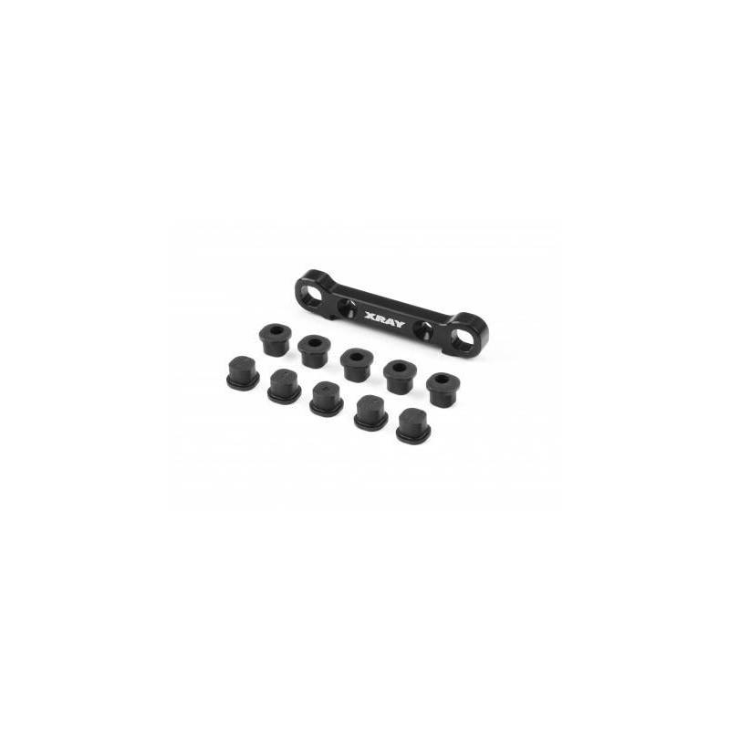Placa convergencia trasera aluminio trasera XB8 Xray 353334