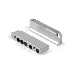 Bancada aluminio engine mount CNC machined (L+R) Xray 358724