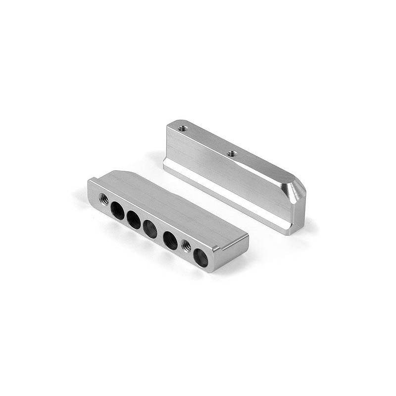 Bancada aluminio engine mount CNC machined (L+R) Xray 358724