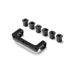 Soporte trapecio delantero superior derecho aluminio set Xray Ref. 342033