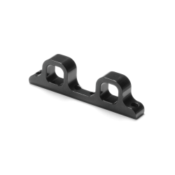 Soporte trasero trapecios delantero RF negro SWISS 7075 T6 Xray 343713