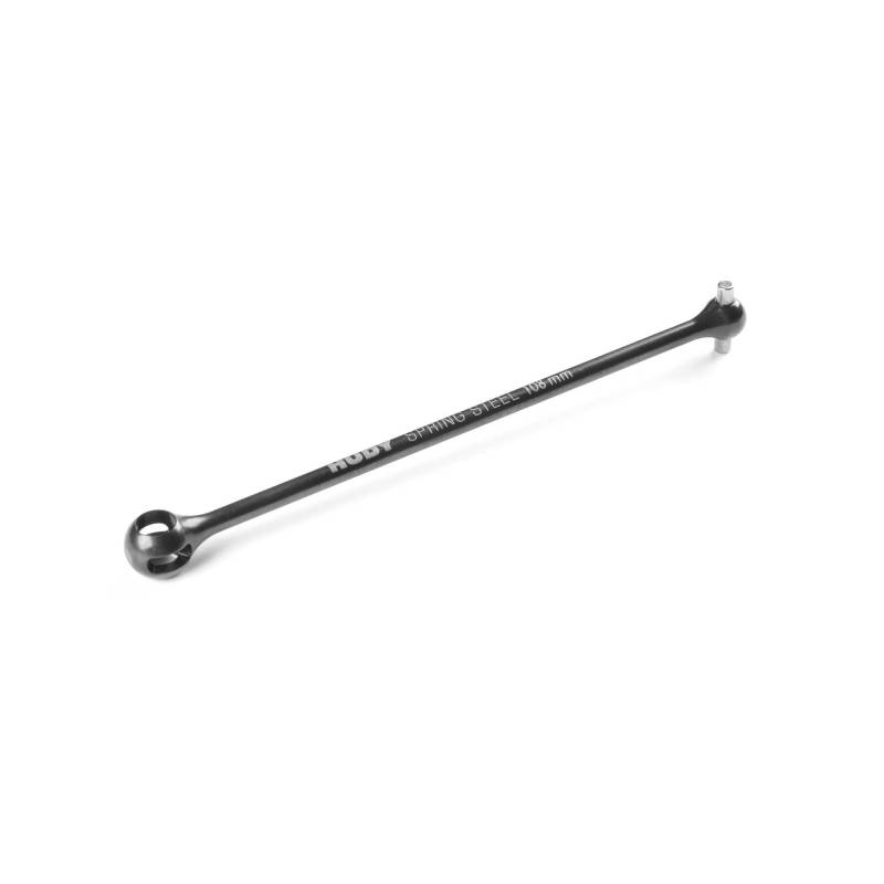 Eje transmisión central CVD 108 mm acero HUDY Xray 355685