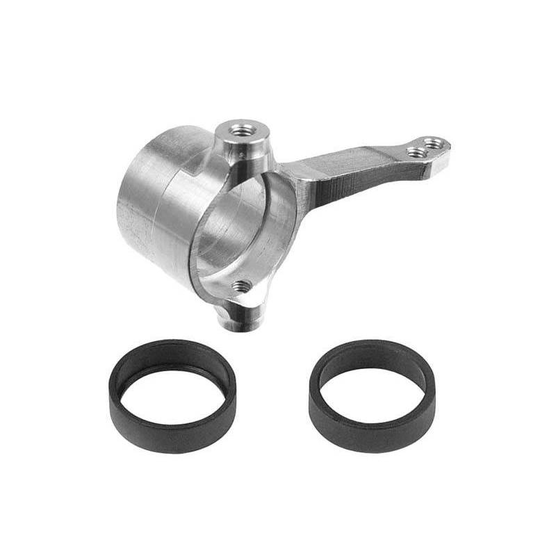 Mangueta aluminio derecha para C-hub Xray Ref. 302255