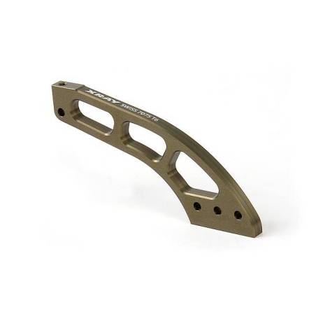 Rigidificadora delantera aluminio XB808 5 mm hard coated Xray 352087