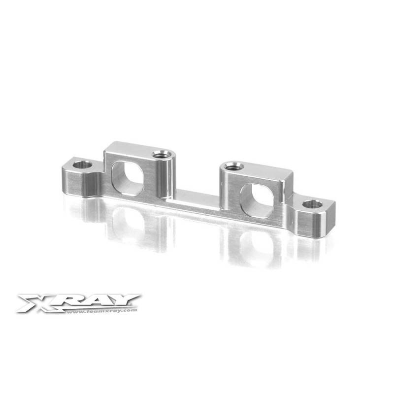 Placa trasera inferior de aluminio para soporte trapecios Xray 343056