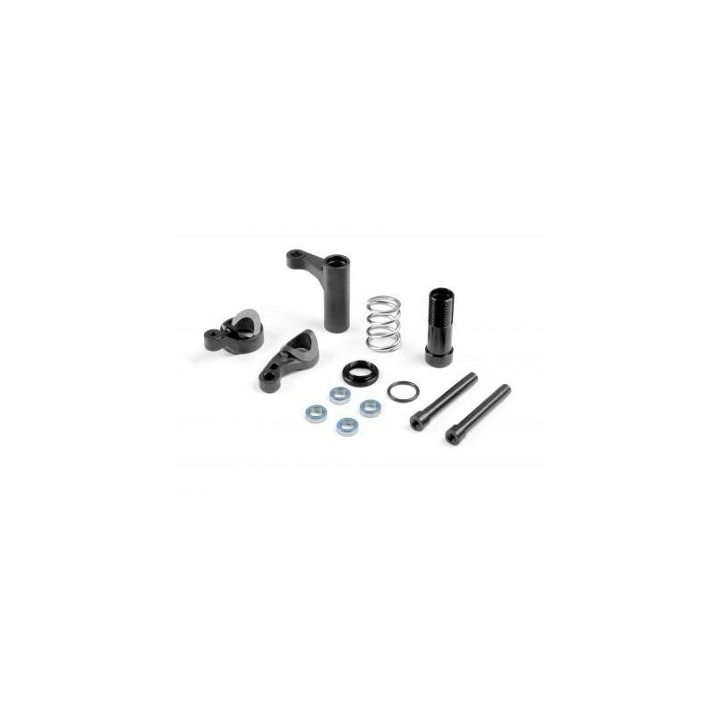Salvaservos completo caja externa dividida grafito set Xray 352508
