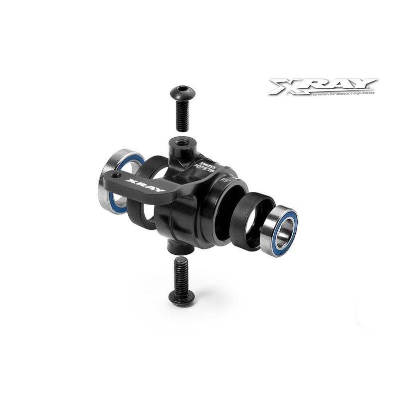 Mangueta dirección aluminio derecha XB808 5° kingpin set Xray 352257