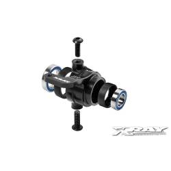 Mangueta dirección aluminio izquierda 10° kingpin set Xray 352268