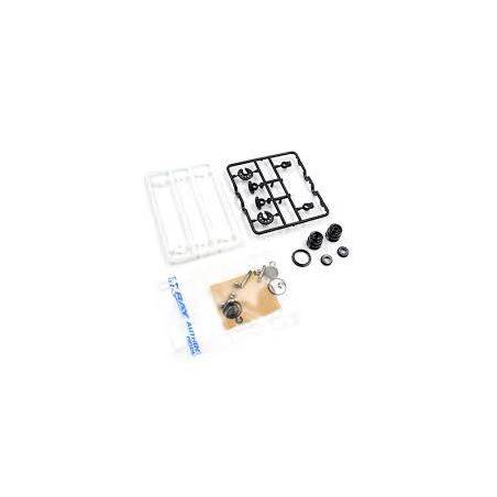 Set amortiguador aluminio XLP2 negro (2) Xray Ref. 308311