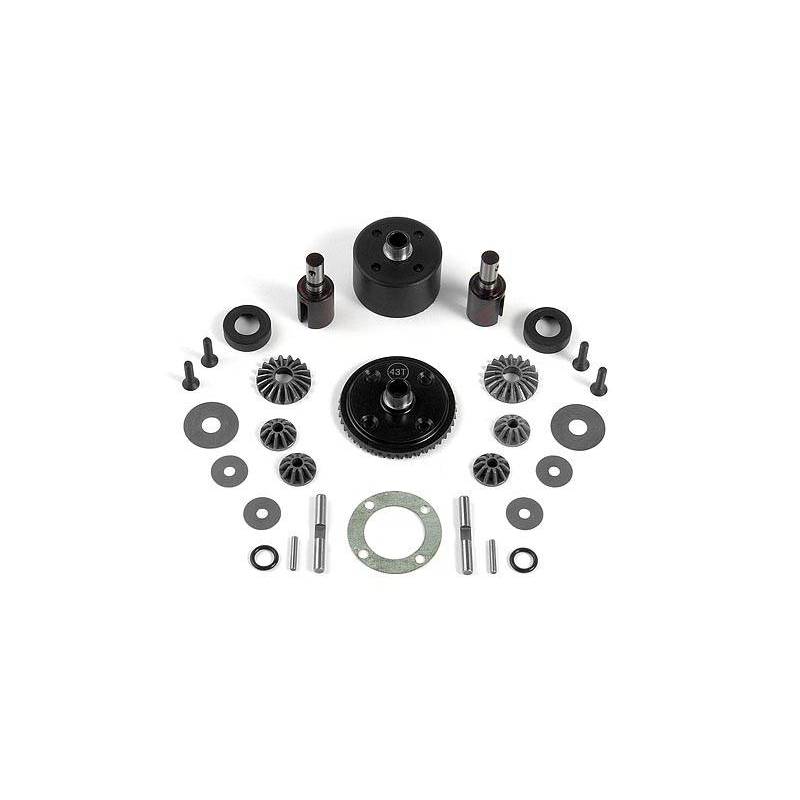 Set diferencial delantero/trasero XB808 completo Xray 355001