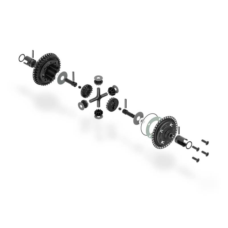 Diferencial con rodamientos X4 soportes universales set Xray Ref. 304903