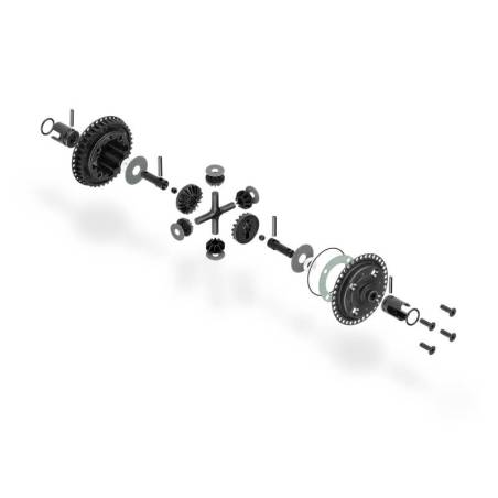 Diferencial con rodamientos X4 soportes universales set Xray Ref. 304903