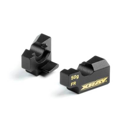X4F blancing XLP2 weight front left/right 50+50 g Xray 309826-L