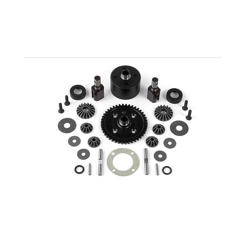 Set diferencial central completo XB808 Xray 355011