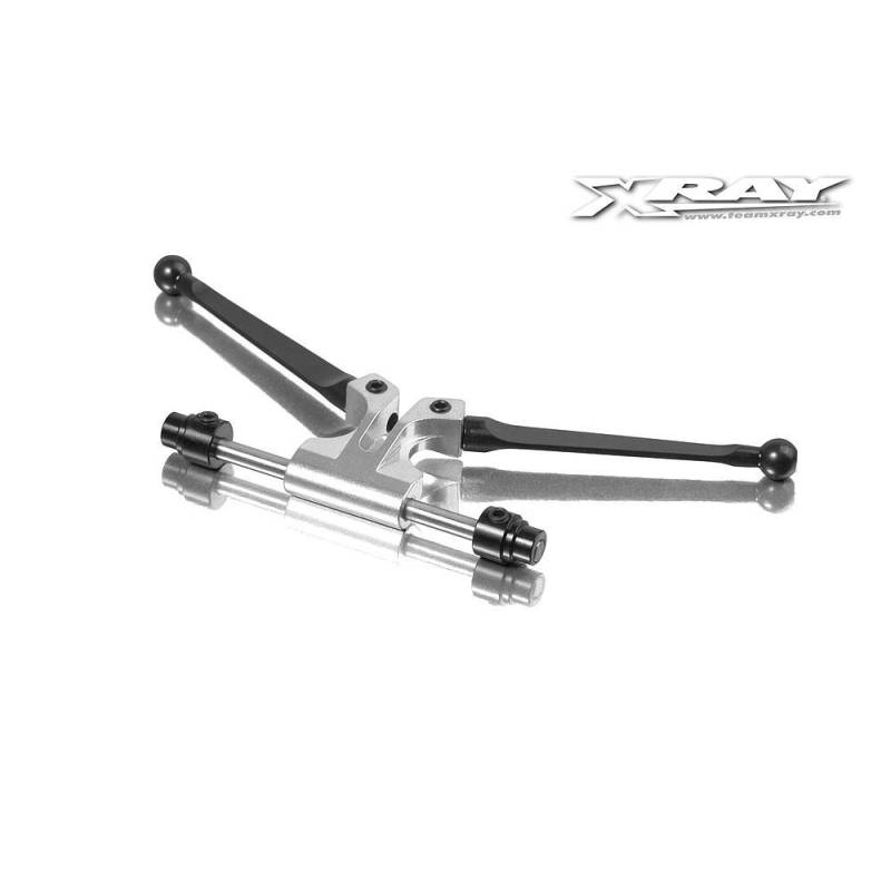 Barra estabilizadora trasera ajustable set Xray 343401