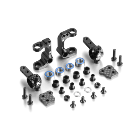 Set mangueta + portamangueta aluminio + placas carbono Xray Ref. 320904