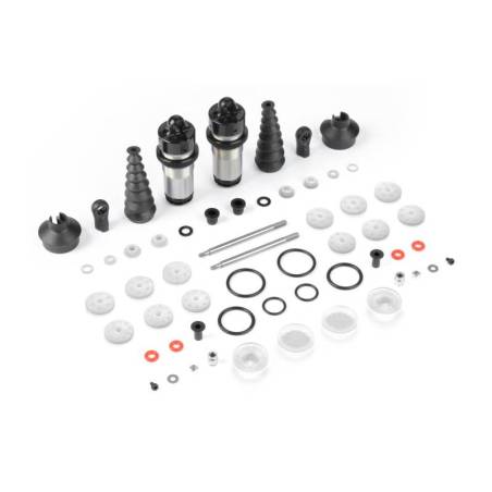 Amortiguadores delanteros XB8 44.5 mm set completo (2) Xray 358111