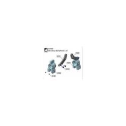 Soportes mangueta trasera aluminio Xray GTX set Xray 350909