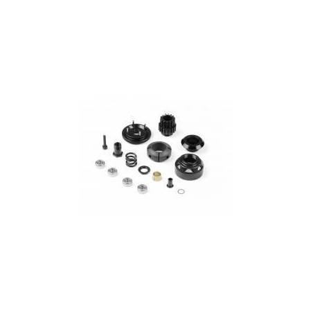 Embrague GT 4 zapatas aluminio set completo Xray 358403