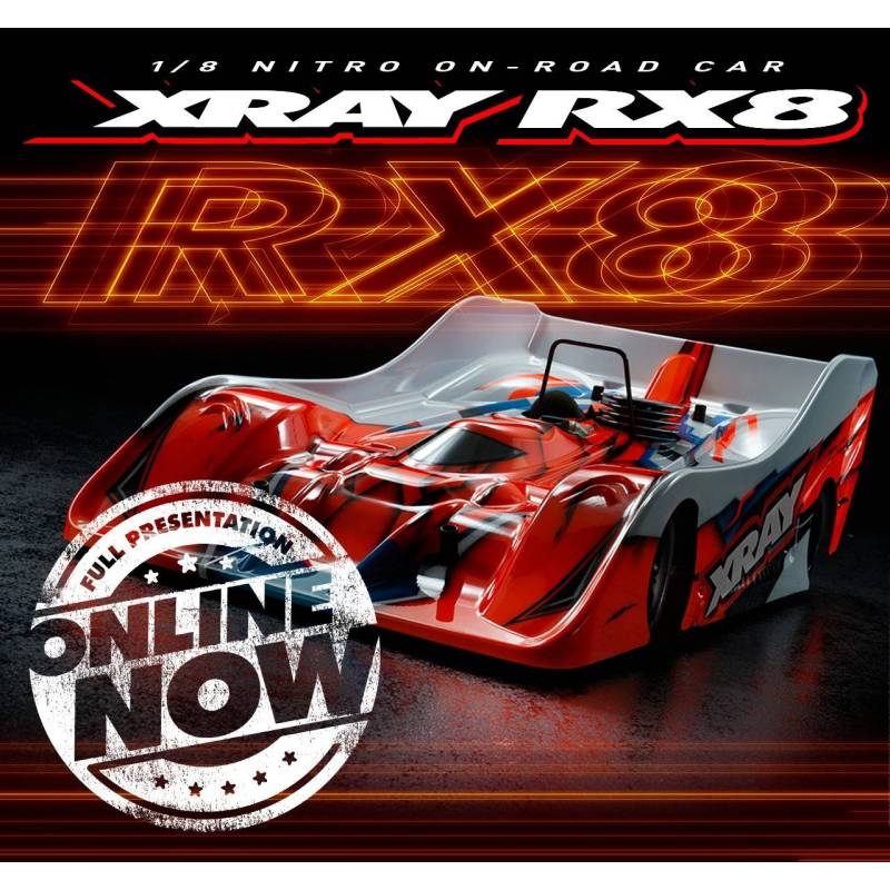 RX8'26 1/8 luxury nitro on-road car Xray Ref. 340010