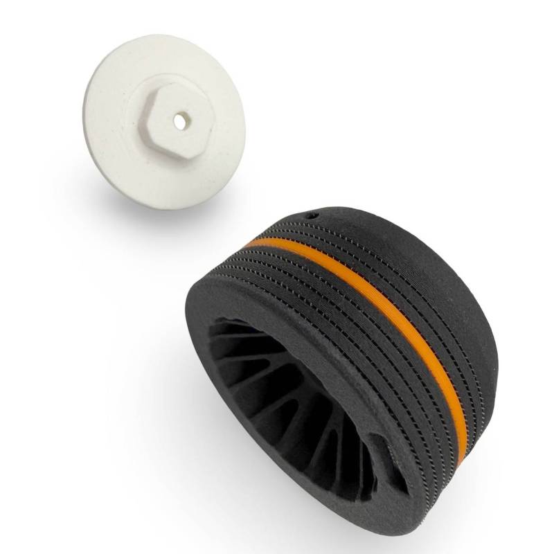 Volante para emisora DAS rojo 44 mm. Ref. DAS1R