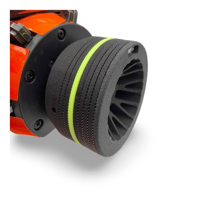 Volante para emisora DAS amarillo 44 mm. Ref. DAS1Y