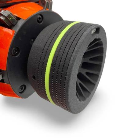 Volante para emisora DAS amarillo 44 mm. Ref. DAS1Y