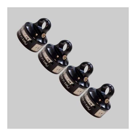 Tapones V2 de amortiguador RcProject para Mayako MX8. Ref. RCP02MAY