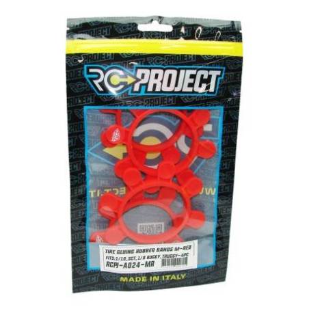RCProject Red Gluing Bands 1/8