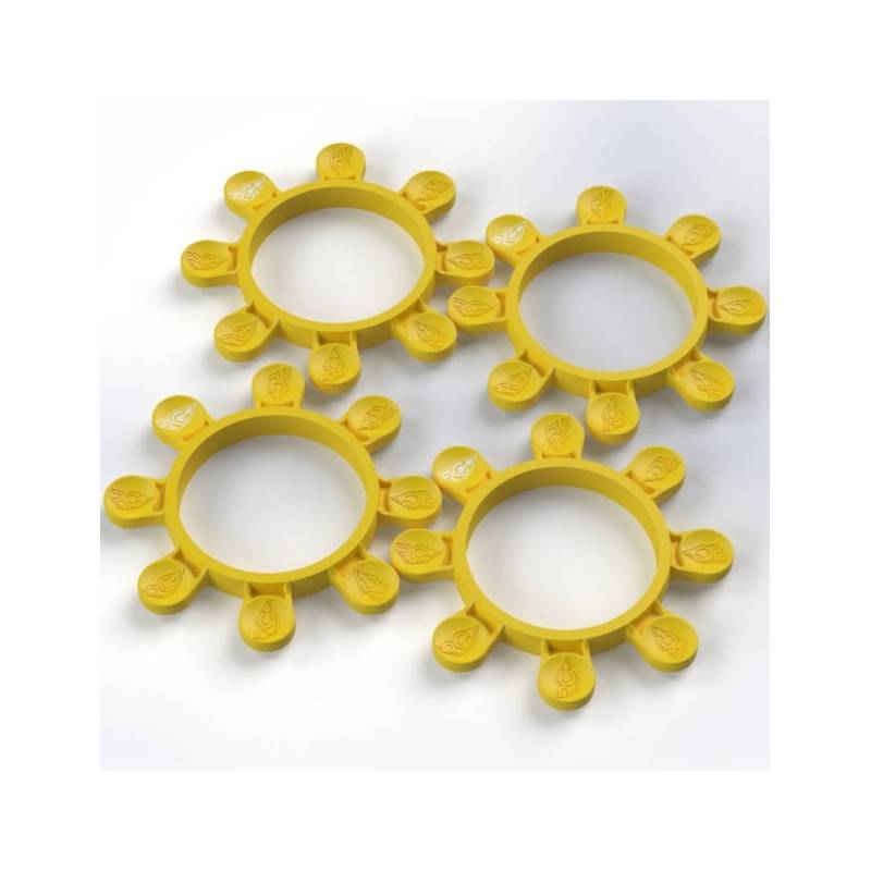 Gomas Pegado Amarillas 1/8 RcProject. Ref. RCPJ-A024-Y