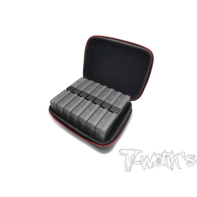 Caja Dura Tworks con 7 Cajas Organizadoras Incluidas. Ref. TT-075-0-13A