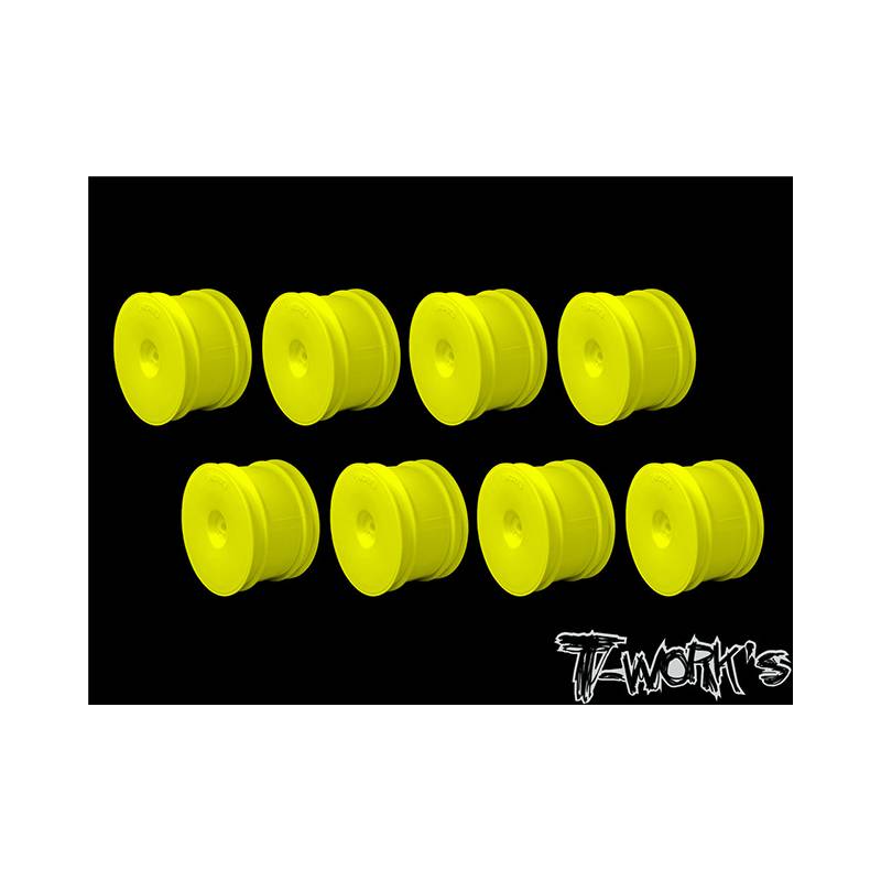 Llantas 1/10 Traseras 2wd/4wd Amarillas Tworks (8u.)
