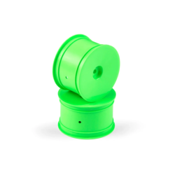 Llanta Trasera Hudy Aerodisk 2WD/4WD Hexágono 12mm IFMAR Verde Hard (2)